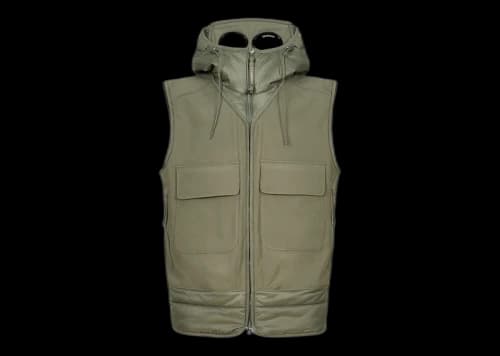 C.P. Company C.P. Shell-R Mixed Goggle Vest Thyme-Green