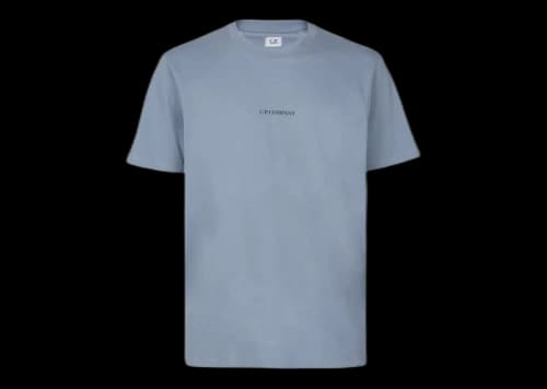 C.P. Company 30/1 Jersey Compact Logo T-Shirt Infinity-Blue