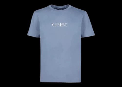 C.P. Company 30/1 Jersey Graphic Logo T-Shirt Infinity-Blue