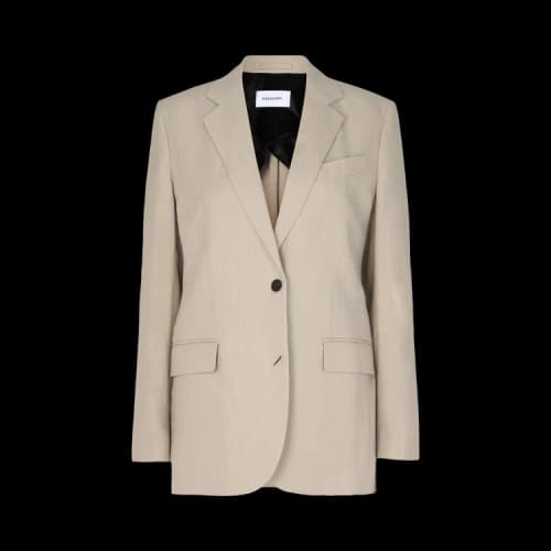 Ferragamo Single Breasted Blazer 'Bone'