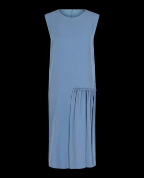 Ferragamo Sleeveless Midi Dress Light Blue