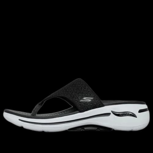 Skechers Go Walk Arch Fit Sandal 'Black White' (Women's)