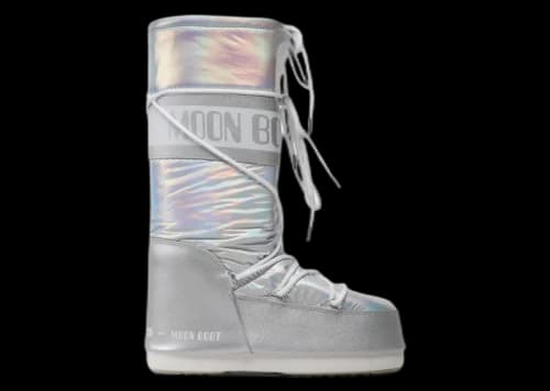 Moon Boot Icon Met Boot Silver