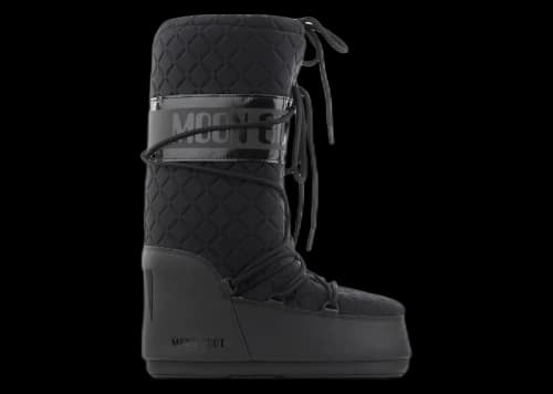 Moon Boot Icon Quilt Boot Black
