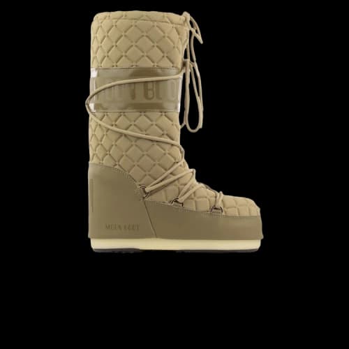 Moon Boot Icon Quilt Boot Cappucino