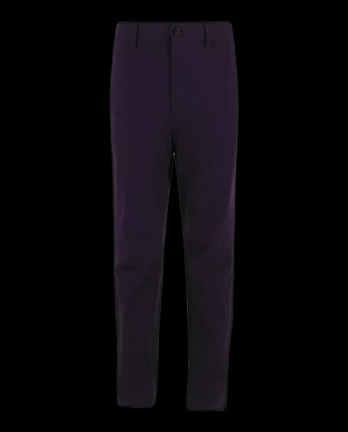 Ferragamo Cotton Twill Trousers Purple