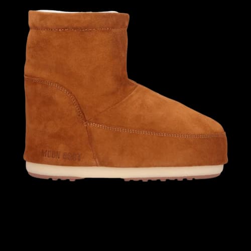 Moon Boot No Lace Suede Boot Tan