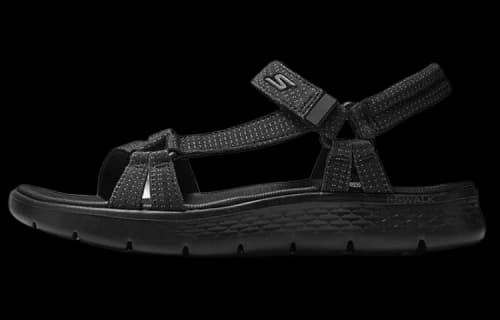 Skechers Go Walk 5 One Strap Sandals Women's Black