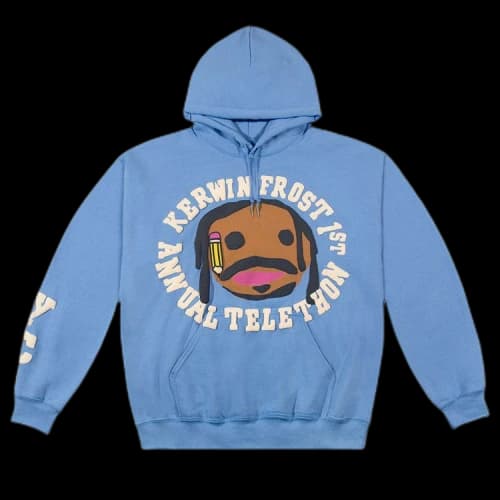 Cactus Plant Flea Market x Kerwin Frost Telethon Hoodie 'Blue'