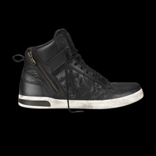 John Varvatos x Converse Weapon Leather Zip Hi 'Black Turtledove'