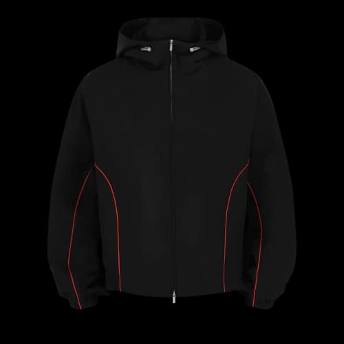 Ferragamo Contrast Piping Lightweight Jacket 'Black'