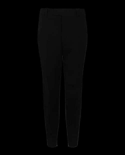 Ferragamo Zip Detail Tailored Trousers Black