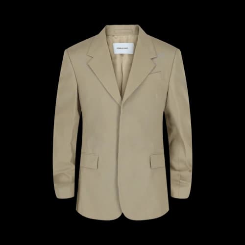 Ferragamo Single Breasted Blazer 'Beige'