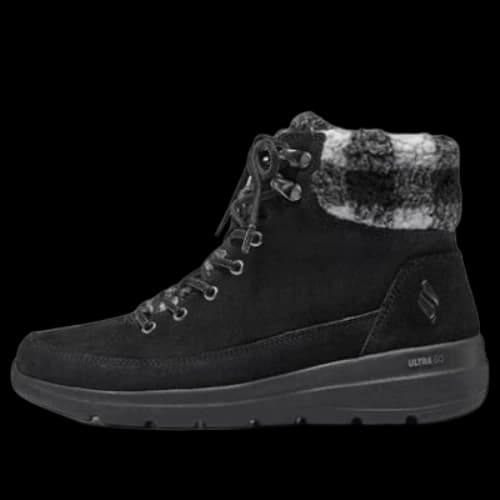Skechers On-the-GO Glacial Ultra - Timber 'Black White' (Women's)