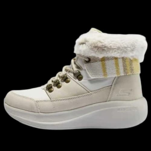 Skechers Winter Comfy Boots 'Beige White' (Women's)