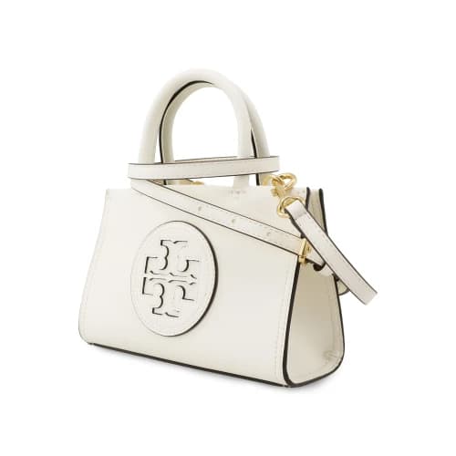 Tory Burch Ella Bio Mini Tote White