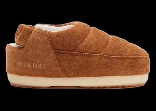 Moon Boot Evolution Suede Sandal Tan