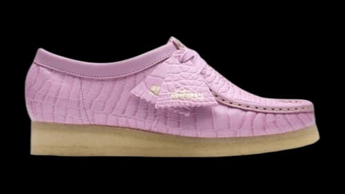 Clarks Originals Wallabee Croc Mauve