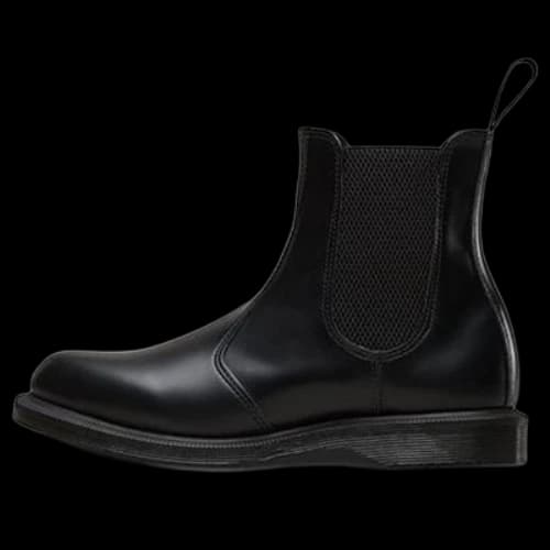 Dr.Martens Flora Smooth Leather Chelsea Boots 'Black' (Women's)