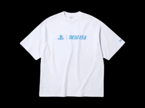 New Era x Playstation SS Oversized Logo T-shirt White