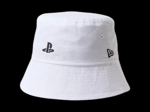 New Era x Playstation Bucket Hat White