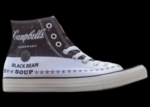 Converse Chuck Taylor All Star Hi Andy Warhol Campbell's Black Bean Soup
