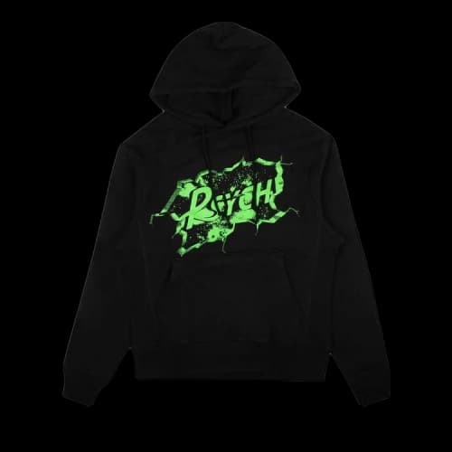 Psychworld Psych Explosion Hoodie 'Black/Green'
