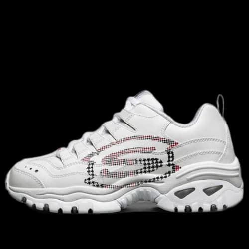 Skechers Energy Printing Running Shoes White/Red/Blue (Women's)