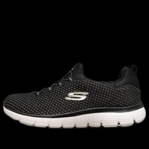 Skechers Summits Low-Top Black/Silver (Women's)