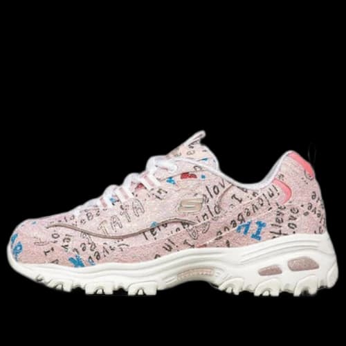 Skechers D'Lites 1.0 Low-Top Running Shoes Pink (Women's)