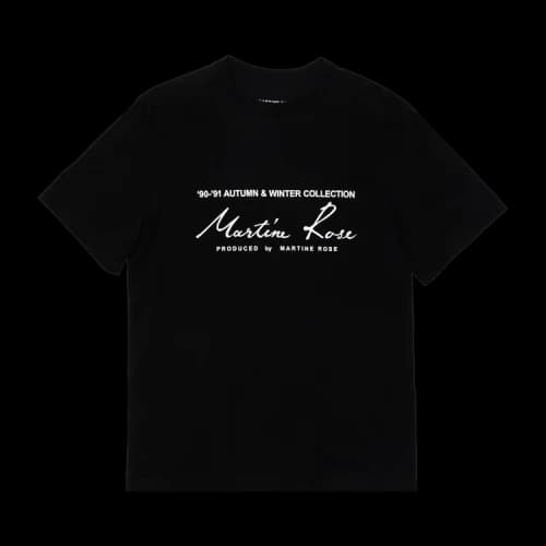 Martine Rose Classic Logo T-Shirt 'Black'