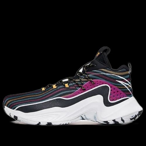 ANTA Basketball Series Sneakers Mid 'Black Multicolor'