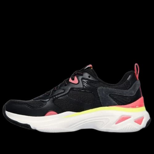 Skechers Energy Racer Low-Top Running Shoes Black/Red (Women's)