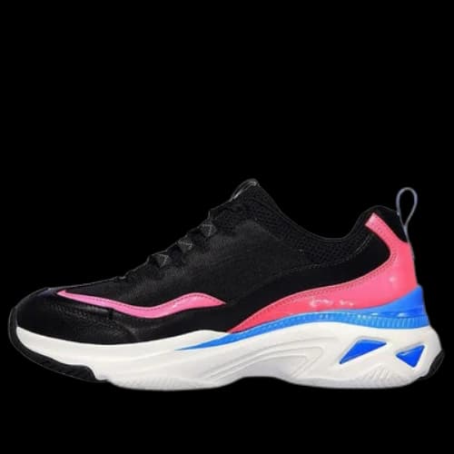 Skechers Energy Racer Low-Top Running Shoes Pink/Black/Blue (Women's)