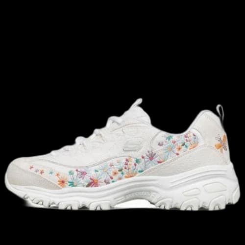 Skechers D'Lites 1.0 Low Running Shoes White (Women's)