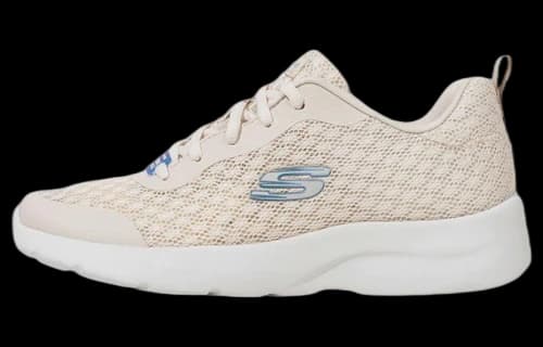 Skechers Dynamight 2.0 Low Top Sneakers 'Cream White Blue' (Women's)