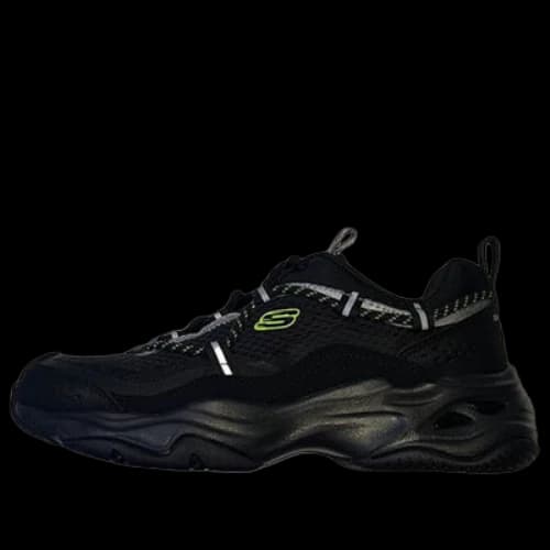 Skechers DLites 4.0 Euphoric Step 'Black Lime' (Women's)