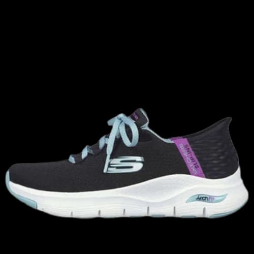Skechers Arch Fit - Fresh Flare 'Black Purple' (Women's)