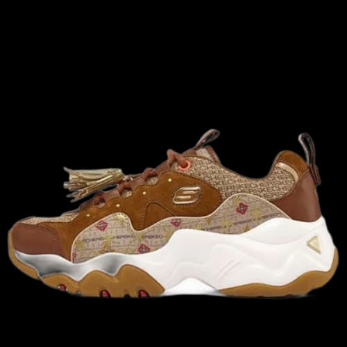 Skechers D'Lites 3.0 PRM Heritage 'Brown White' (Women's)