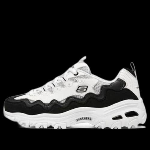 Skechers D'LITES 1.0 'White Black' (Women's)