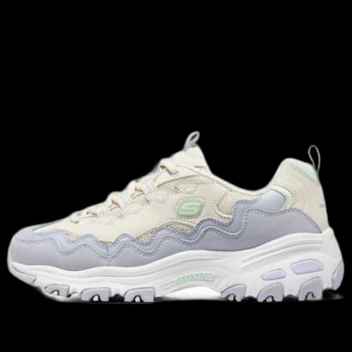 Skechers D'LITES 1.0 'White Purple' (Women's)