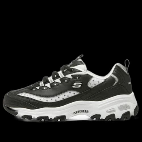 Skechers D'Lites 1.0 'Black White' (Women's)