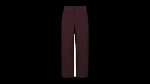 Ferragamo Relaxed Tailored Trousers Plum