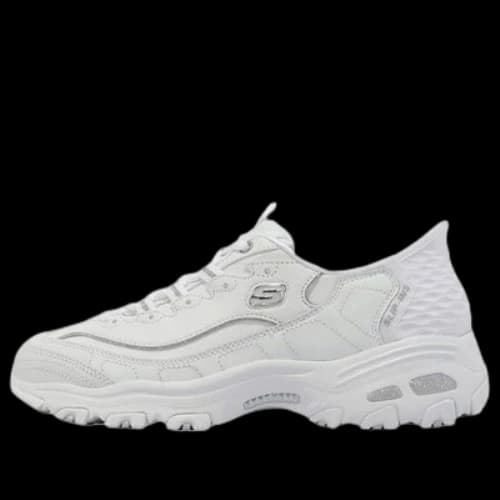 Skechers D'Lites 'White Silver' (Women's)