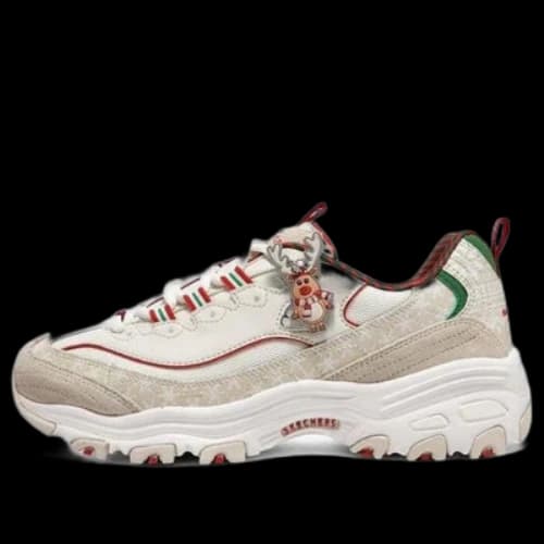 Skechers D'Lites 1.0 'Christmas Edition - Natural Multicolor' (Women's)