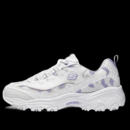 Skechers Women Sport D'Lites 1.0 'White Lavender' (Women's)