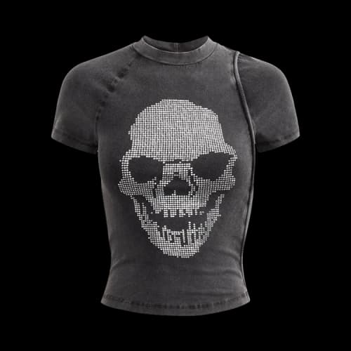 Ottolinger Deconstructed T-Shirt 'Black Wash'