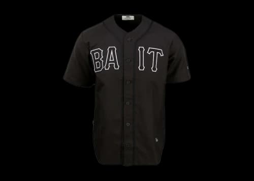 BAIT Sluggers Baseball Jersey Black/White