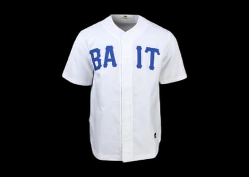 BAIT Sluggers Baseball Jersey White/Blue