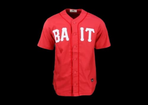 BAIT Sluggers Baseball Jersey Red/White